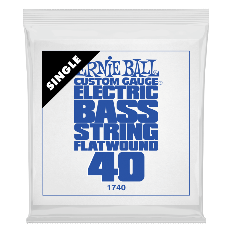 Ernie Ball FLATWOUND BASS SINGLE-040W      