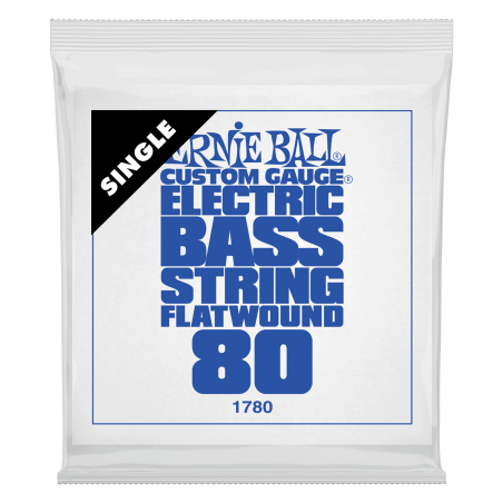 Ernie Ball FLATWOUND BASS SINGLE-080W