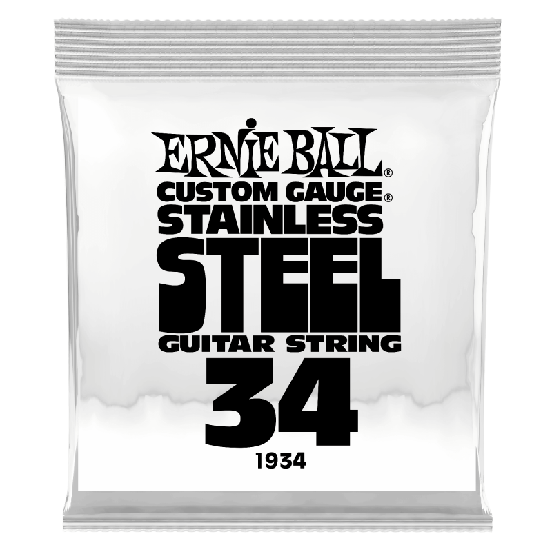 Ernie Ball STAINLES STEEL SINGLE-034W      