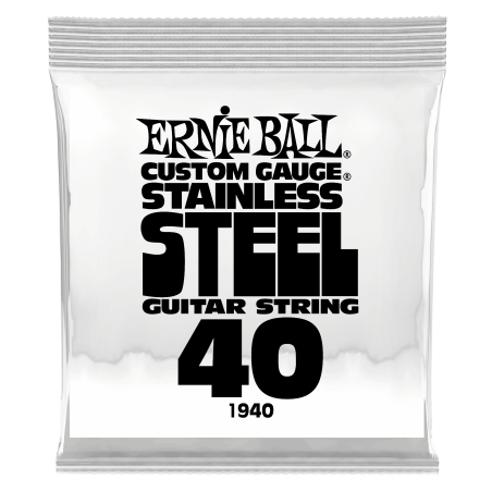 Ernie Ball STAINLES STEEL SINGLE-040W