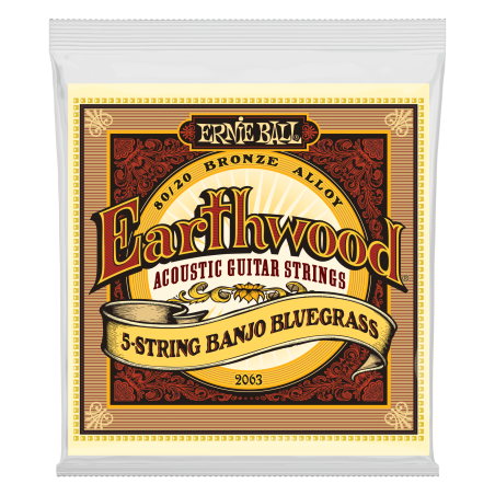 Ernie Ball EARTHWOOD 5-STR BANJO BLUEGRASS