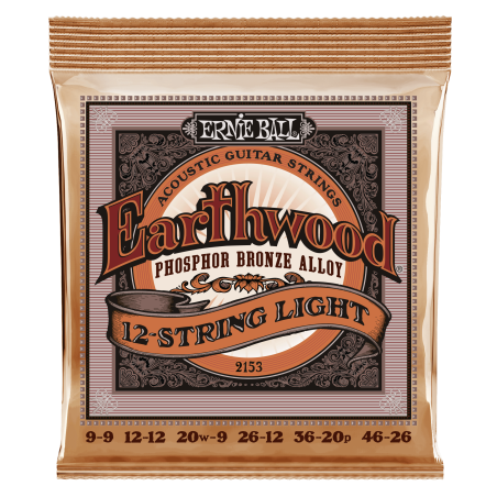 Ernie Ball EARTHWOOD PHOS 12-STR LIGHT 9-46