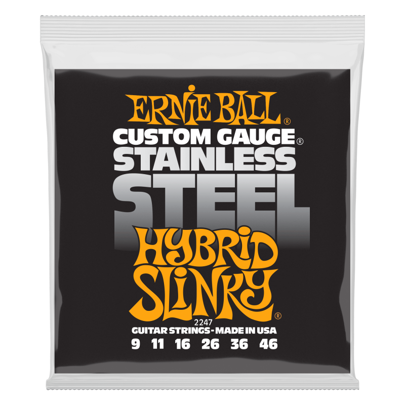 Ernie Ball STAINLESS HYBRID SLINKY 9-46