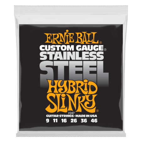 Ernie Ball STAINLESS HYBRID SLINKY 9-46    