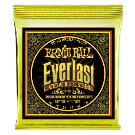 Ernie Ball EVERLAST 80/20 MED/LIG 12-54