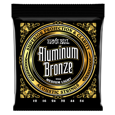 Ernie Ball ALUMINUM BRONZE MED/LIGHT 12-54