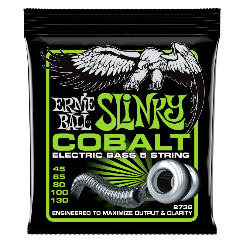 Ernie Ball COBALT 5 STR BASS SLINKY 45-130