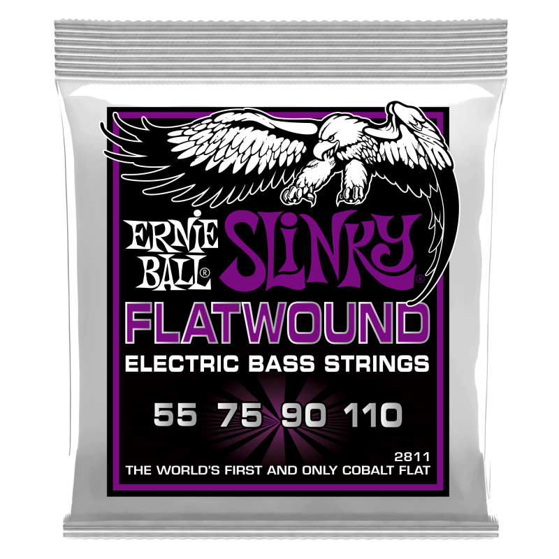 Ernie Ball SLINKY FLATWOUND POWER 55â€“110