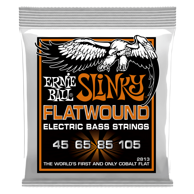 Ernie Ball SLINKY FLATWOUND HYBRID 45â€“105  