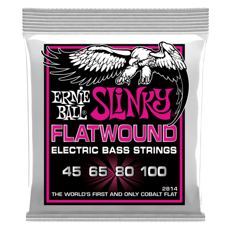 Ernie Ball SLINKY FLATWOUND SUPER 45â€“100   