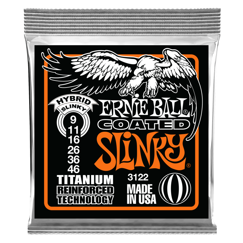 Ernie Ball COATED SLINKY HYBRID 9-46