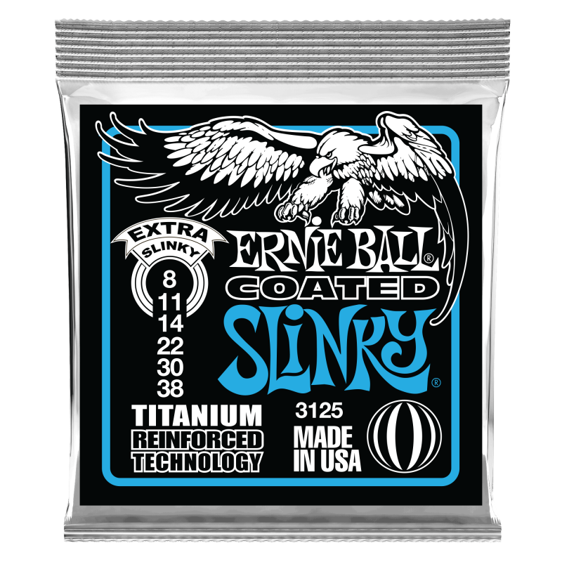 Ernie Ball COATED SLINKY EXTRA 8-38