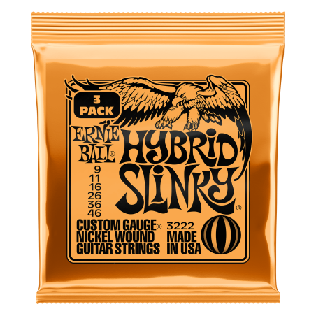 Ernie Ball HYBRID SLINKY 3 PACK