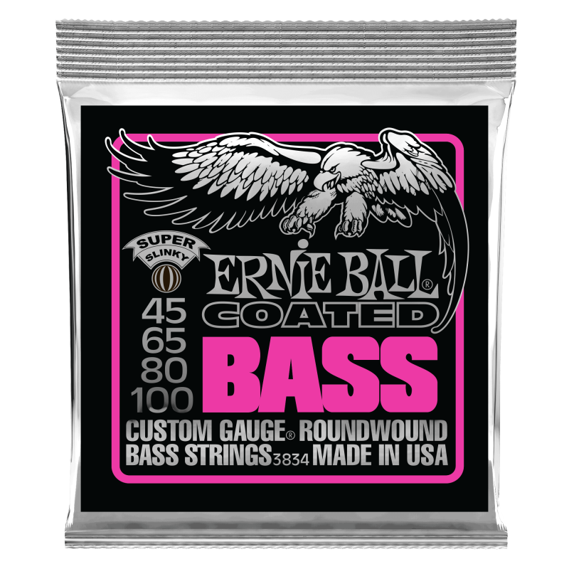 Ernie Ball COATED BASS SUPER SLINKY 45-100