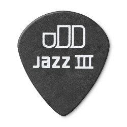 0.88mm Tortex® Pitch Black Jazz III Guitar Pick (12/pack)