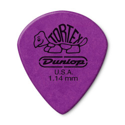 Dunlop 498P1.14 1.14mm Purple Tortex® Jazz III Xl Guitar Pick (12/pack)