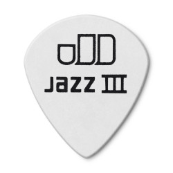 Dunlop 478P.88 0.88mm Tortex® White Jazz III Guitar Pick (12/pack)