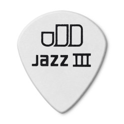 1.14mm Tortex® White Jazz III Guitar Pick (12/pack)