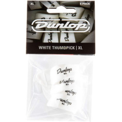 Dunlop - White Thumbpicks (4/pack) 9004P Dunlop $12.49