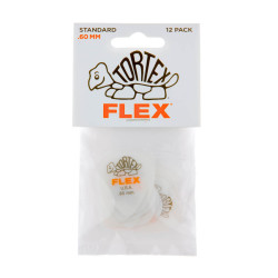 Médiator Tortex® Flex Standard de 0,60 mm Orange (12/Pack)