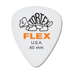 Médiator Tortex® Flex Standard de 0,60 mm Orange (72/pack)