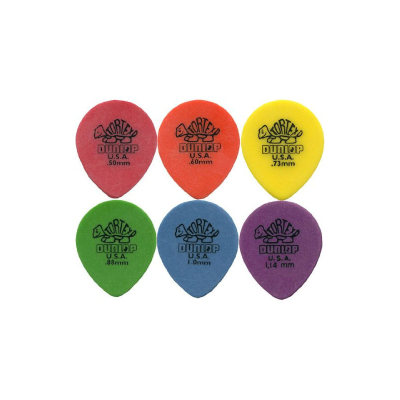 Cabinet de Sélection de Guitare Tortex Tear Drop - 216 Picks