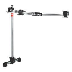 Road Series 36 Curved Bar Rack with Fix T Leg, RS Black Clamps