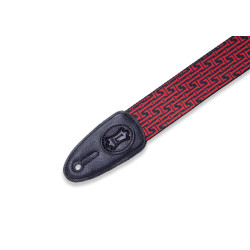 Levy’s Signature L Guitar Strap black and red