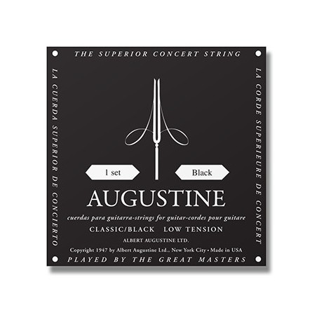 Augustine - Classique Noir - Basse Tension E / 1ere Corde