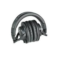 Audio-Technica Écouteurs à isolation sonore sur l'oreille - noir