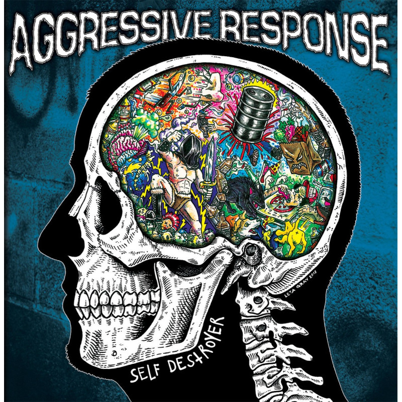 Aggressive Response - Self Destroyer - LP Vinyle $20.00