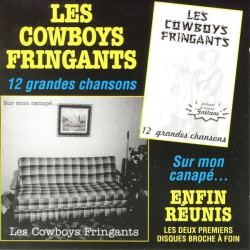 Les Cowboys Fringants - 12 grandes chansons / Sur mon canapé - Double LP Vinyle $39.99