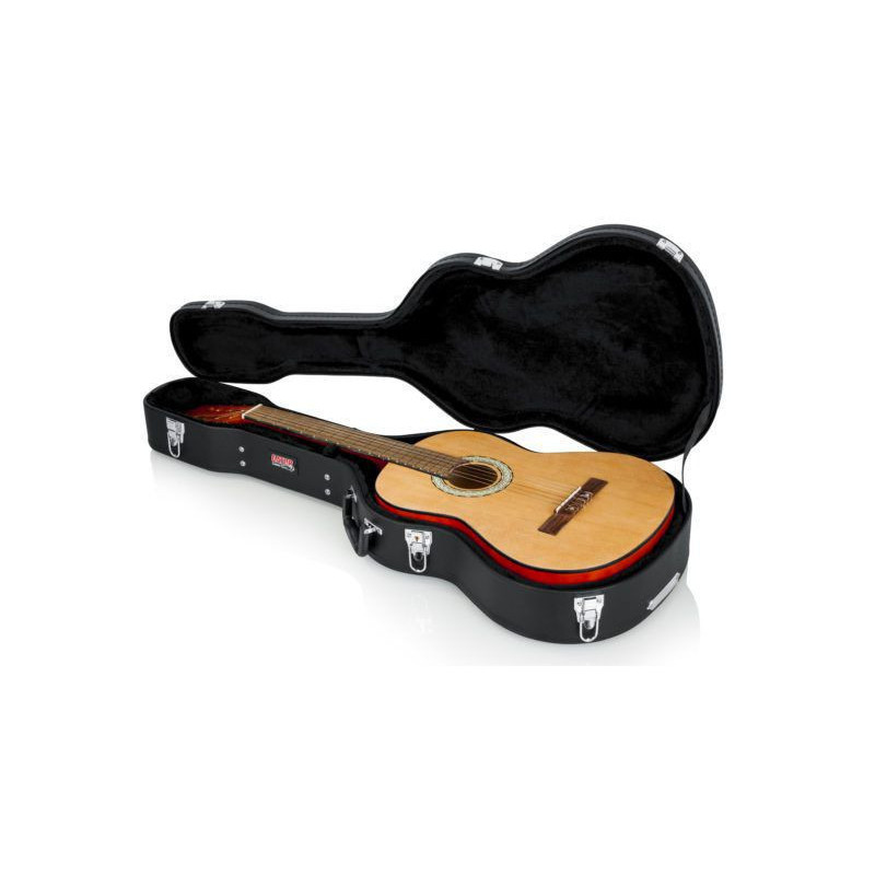 Hard-Shell Wood Case for Classical Guitars