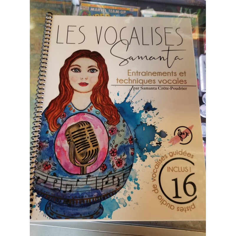Les Vocalises Samanta - Entraînements et techniques vocales by Samanta Crête-Poudrier $38.10