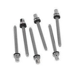 DW Hardware - True-pitch Chrome Tension Rod M5-.8 X 2.37 In (6-pack)