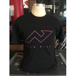 Neon Rise - Black T-Shirt - Logo