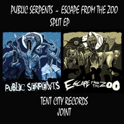 Escape From The Zoo / Public Serpents - Split - EP Vinyl $18.75
