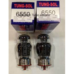 Tung-Sol 6550 Tube De Puissance ( Paire Assortie )