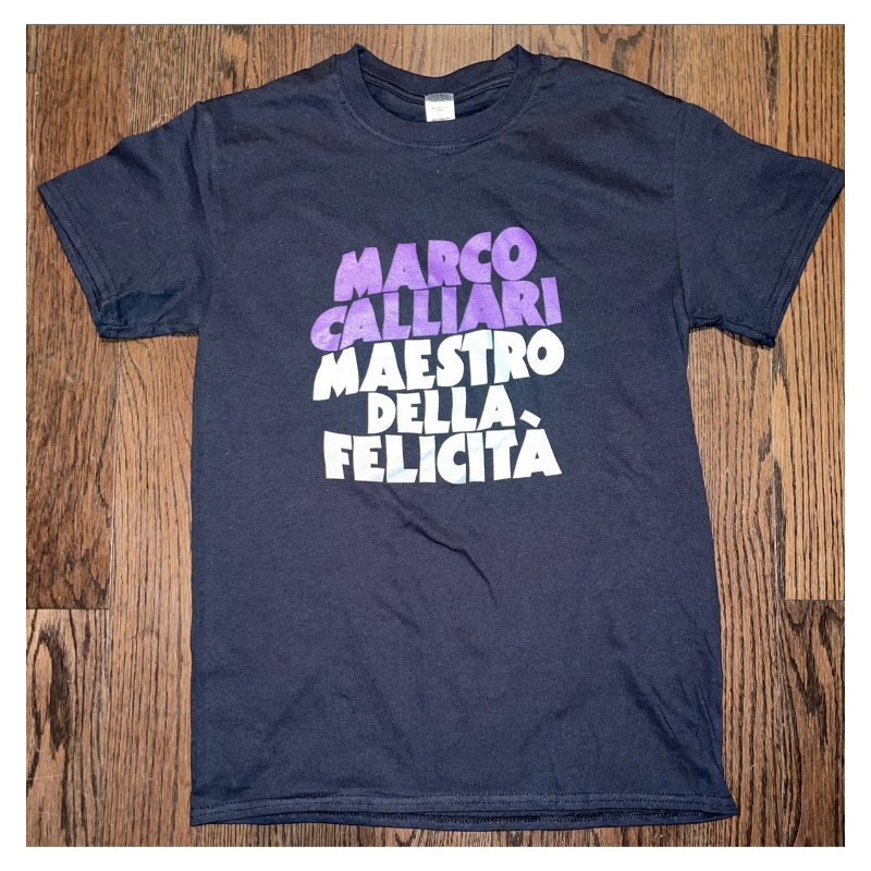 Marco Calliari - T-Shirt - Maestro Della Felicita BLACK - Black Sabbath $25.00