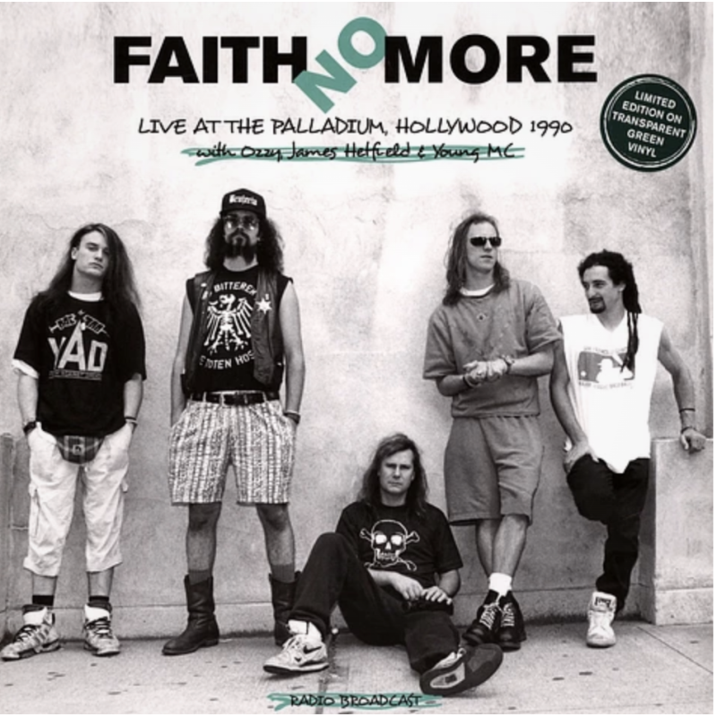 Faith No More - Live At the Palladium, Hollywood 1990 - LP Green Vinyl $34.99