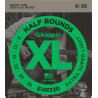 D'Addario EHR330 Half Round Electric Guitar Strings, Extra-Super Light, 8-39