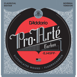 D'Addario EJ45FF ProArte Carbon Classical Guitar Strings, Dynacore Basses, Normal Tension