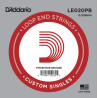 D'Addario LE020PB Phosphor Bronze Loop End Single String, .020