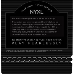 D'Addario NYXL0838 Nickel Wound Electric Guitar Strings, Extra Super Light, 8-38