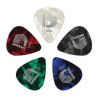 D'Addario Assorted Pearl Celluloid Guitar Picks, 25 pack, Extra Heavy