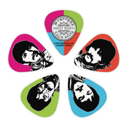 D'Addario Sgt. Pepper's Lonely Hearts Club Band 50th Anniversary Medium Gauge Guitar Picks,