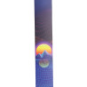 D'Addario Outrun Printed Leather Guitar Strap, Sunset