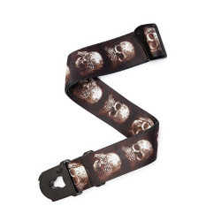 Sangle pour guitare Alchemy Planet Lock, Muted Skulls