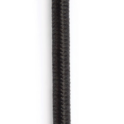 D'Addario Custom Series Braided Instrument Cable, Black, 15'