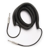 D'Addario Custom Series Coiled Instrument Cable, Black, 30'